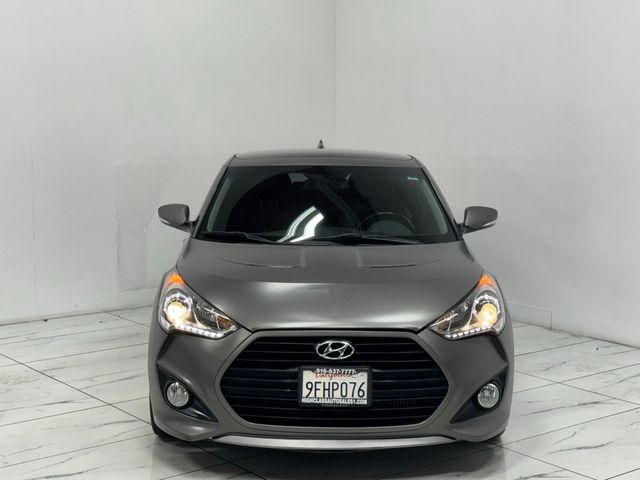 2013 Hyundai Veloster Turbo Blue Interior