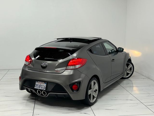 2013 Hyundai Veloster Turbo Blue Interior