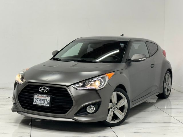 2013 Hyundai Veloster Turbo Blue Interior