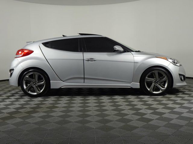 2013 Hyundai Veloster Turbo Blue Interior