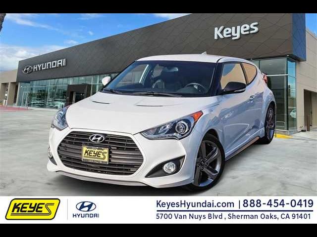 2013 Hyundai Veloster Turbo Blue Interior