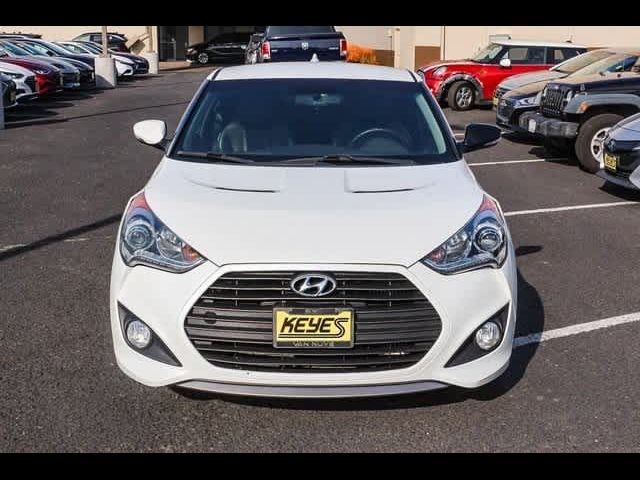 2013 Hyundai Veloster Turbo Blue Interior