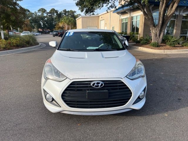 2013 Hyundai Veloster Turbo Blue Interior