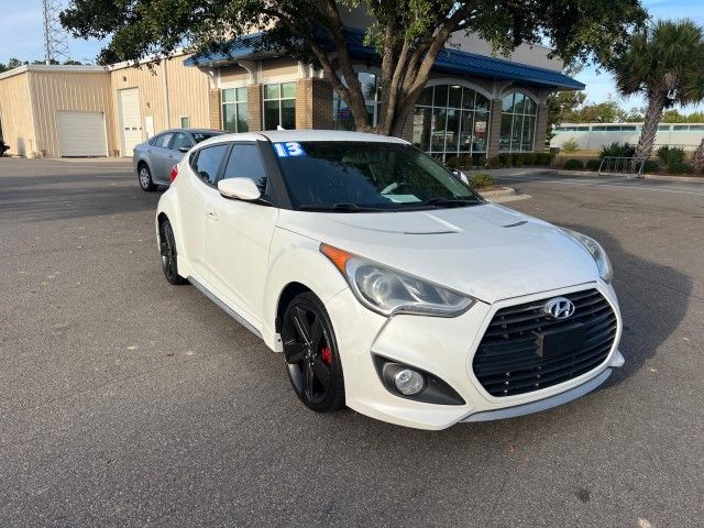 2013 Hyundai Veloster Turbo Blue Interior