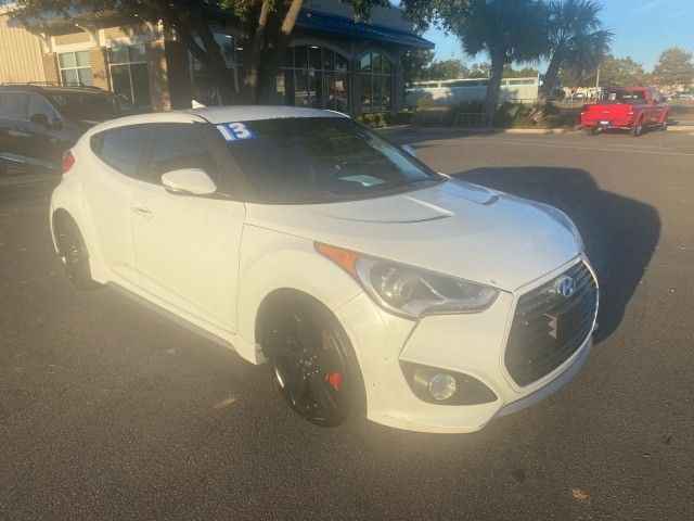 2013 Hyundai Veloster Turbo Blue Interior