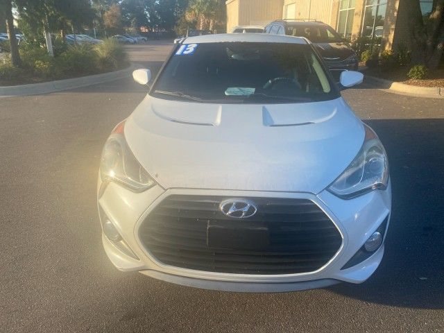 2013 Hyundai Veloster Turbo Blue Interior