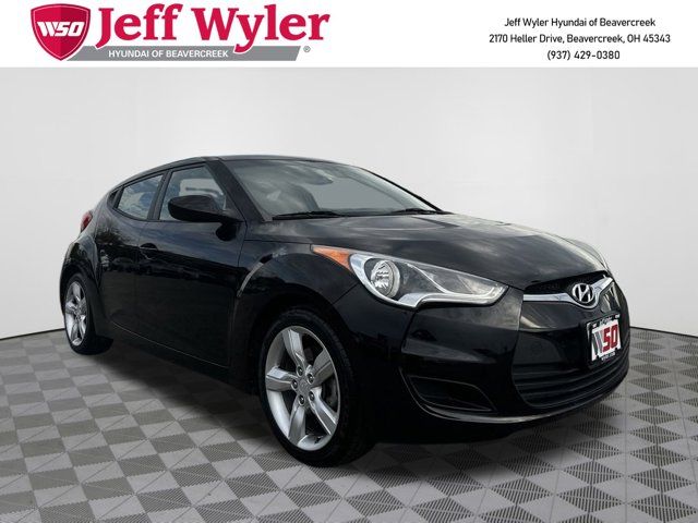 2013 Hyundai Veloster Black Interior