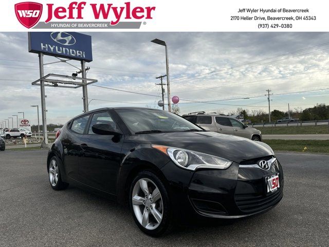 2013 Hyundai Veloster Black Interior