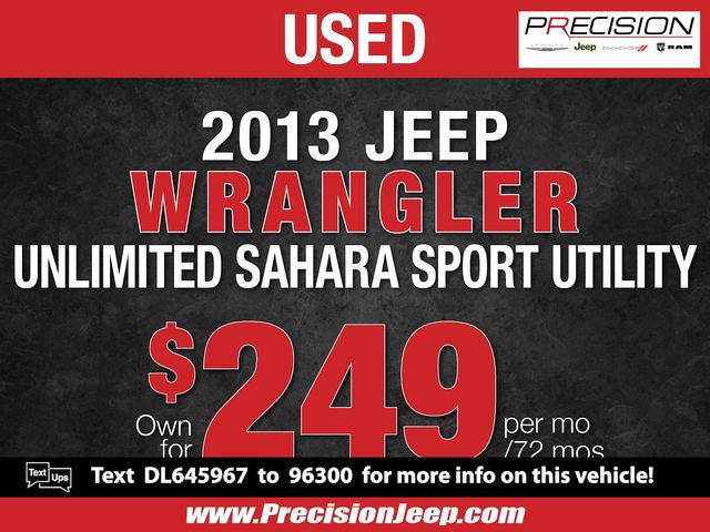 2013 Jeep Wrangler Unlimited Sahara