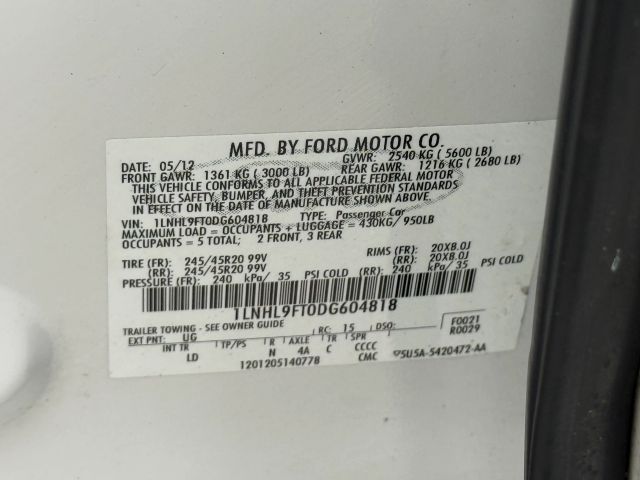 2013 Lincoln MKS EcoBoost