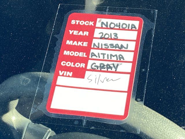 2013 Nissan Altima 2.5 S