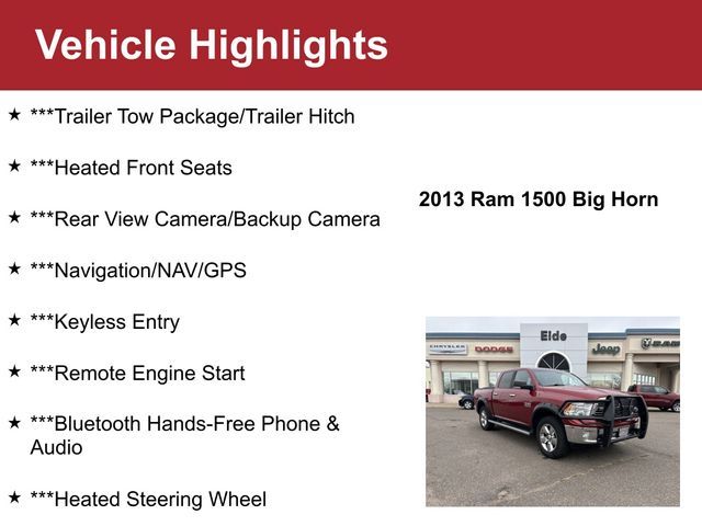 2013 Ram 1500 Big Horn