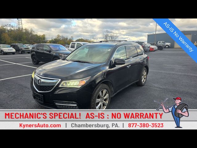 2014 Acura MDX Advance Entertainment