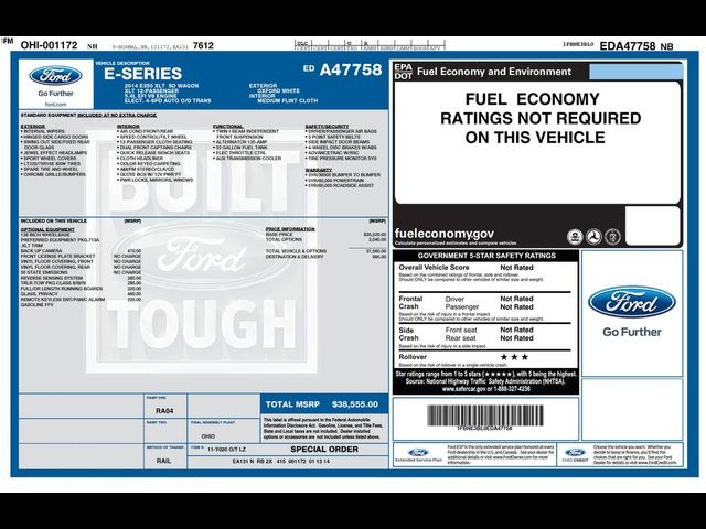 2014 Ford Econoline XLT