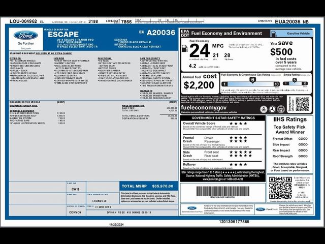 2014 Ford Escape Titanium