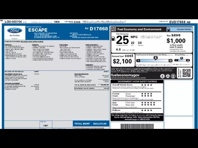 2014 Ford Escape Titanium