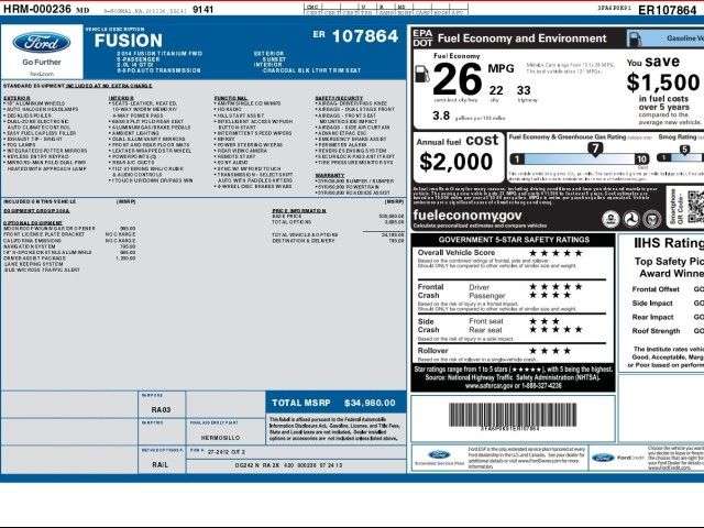 2014 Ford Fusion Titanium