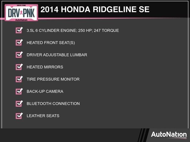 2014 Honda Ridgeline SE