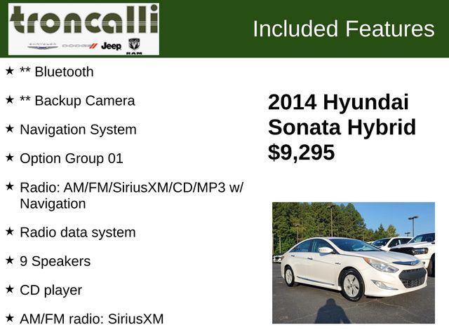 2014 Hyundai Sonata Hybrid Base