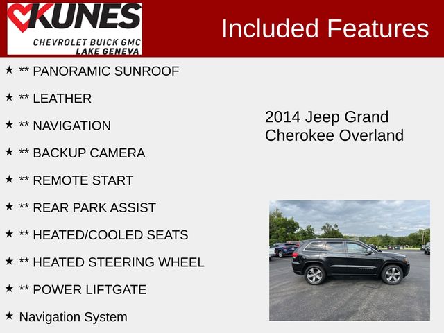 2014 Jeep Grand Cherokee Overland