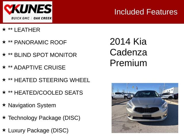 2014 Kia Cadenza Premium