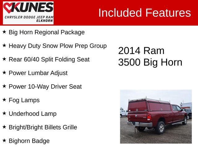 2014 Ram 3500 Big Horn