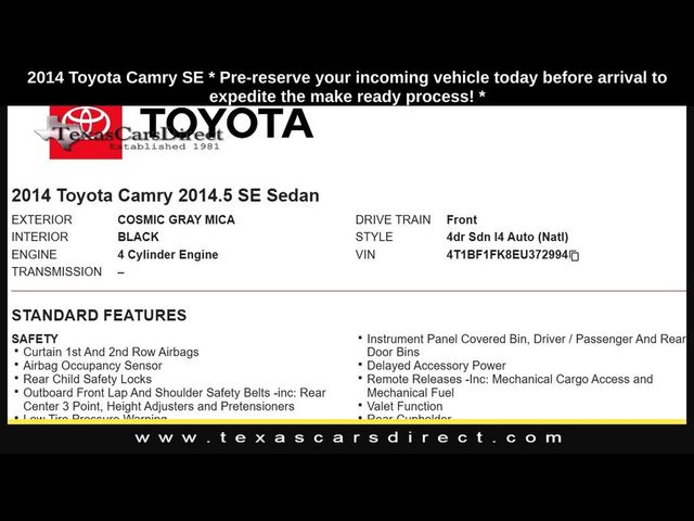 2014 Toyota Camry L