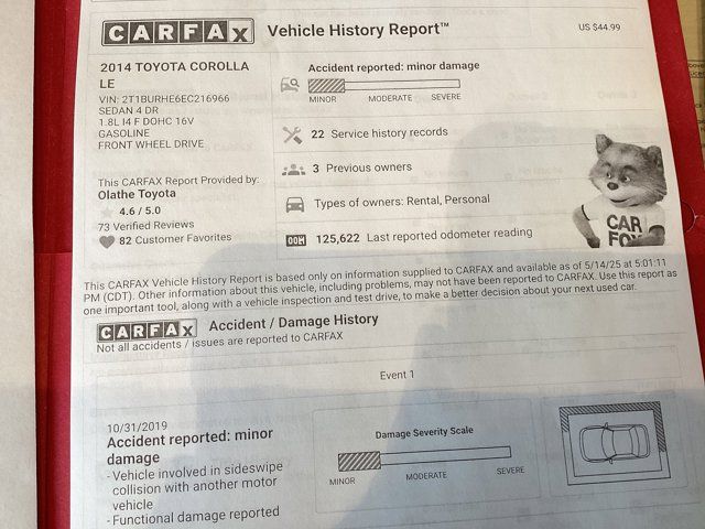 2014 Toyota Corolla LE