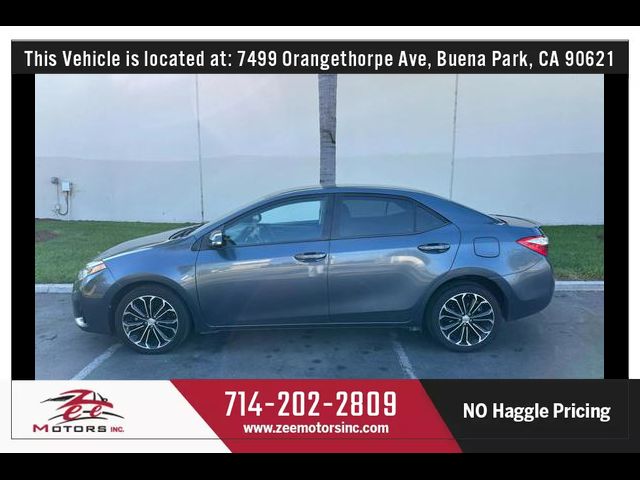 2014 Toyota Corolla S Plus