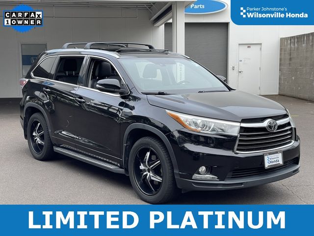 2014 Toyota Highlander Limited Platinum