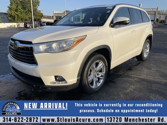 2014 Toyota Highlander Limited Platinum