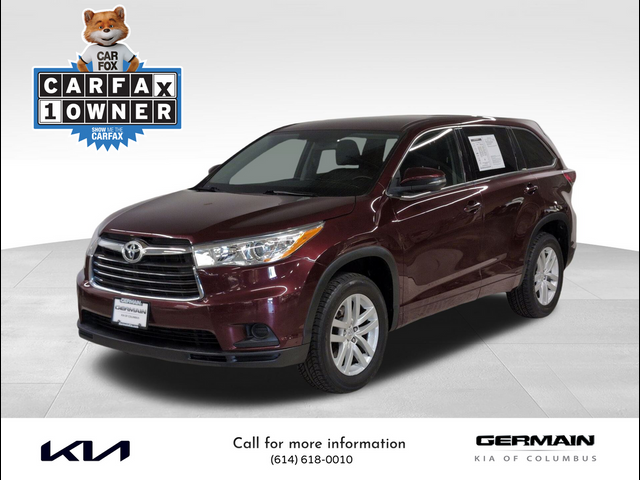 2014 Toyota Highlander LE