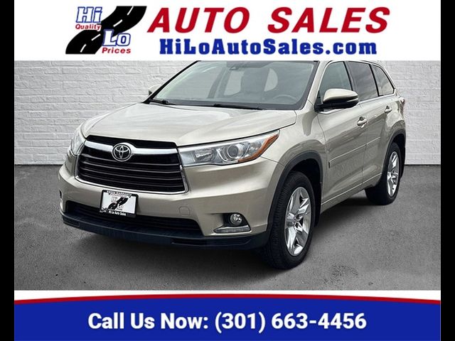 2014 Toyota Highlander Limited Platinum