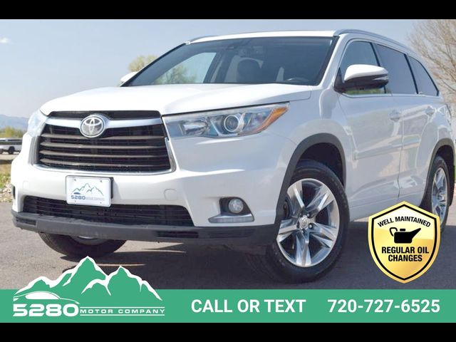 2014 Toyota Highlander Limited Platinum