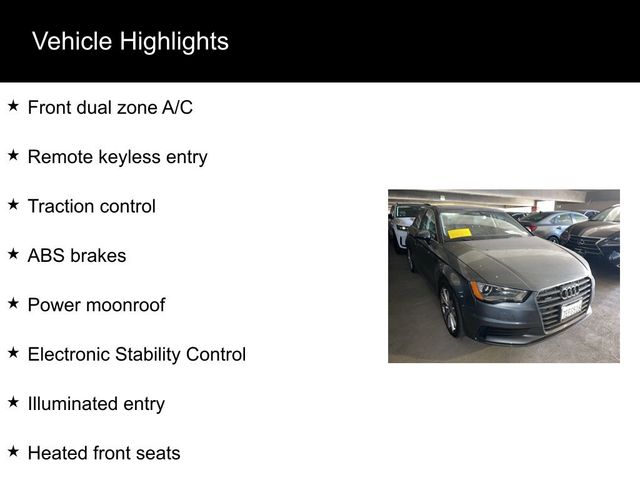 2015 Audi A3 2.0T Premium