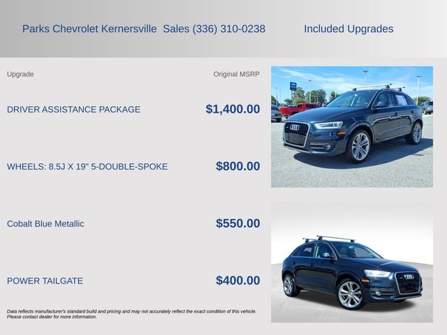 2015 Audi Q3 2.0T Premium Plus