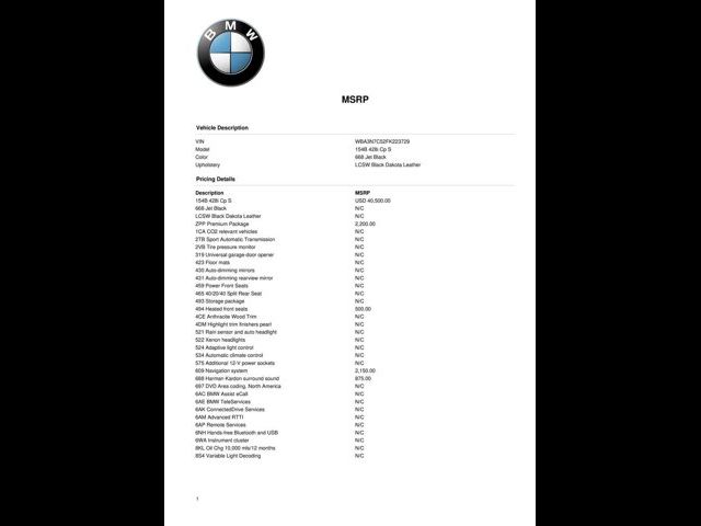 2015 BMW 4 Series 428i