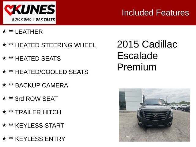 2015 Cadillac Escalade Premium