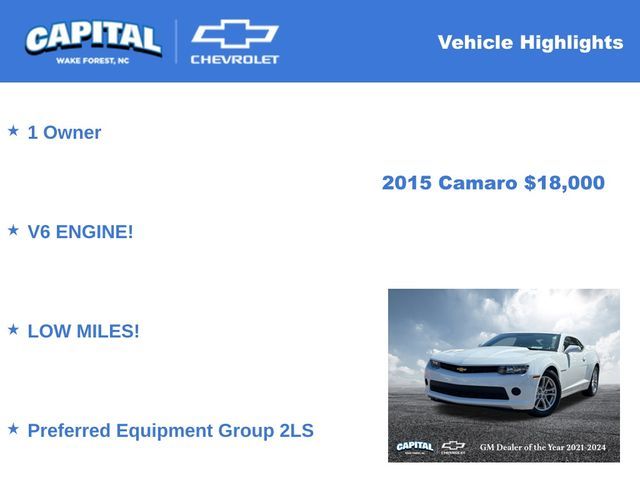 2015 Chevrolet Camaro LS