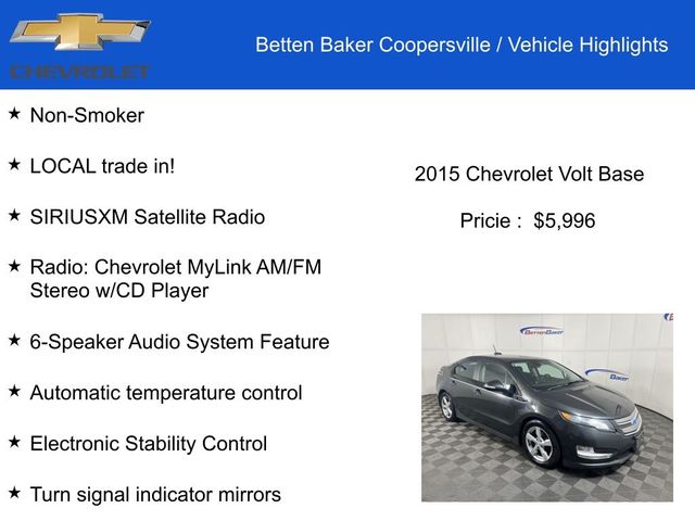 2015 Chevrolet Volt Base