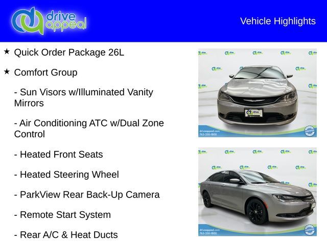 2015 Chrysler 200 S