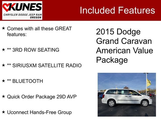 2015 Dodge Grand Caravan American Value