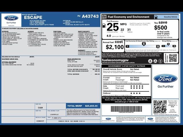 2015 Ford Escape SE