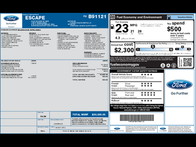 2015 Ford Escape SE