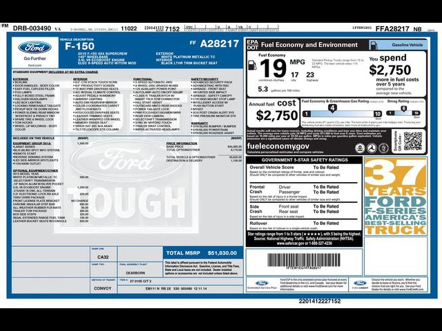 2015 Ford F-150 Lariat