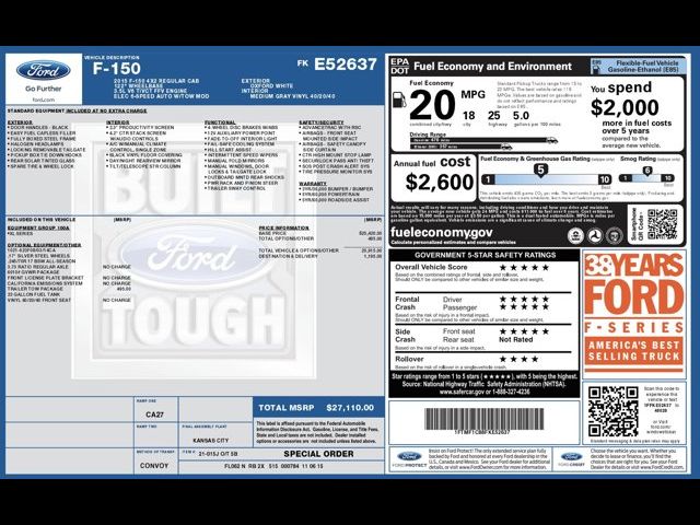 2015 Ford F-150 XL