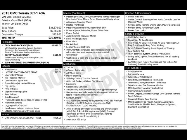 2015 GMC Terrain SLT