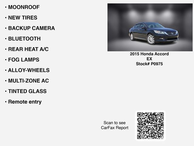 2015 Honda Accord EX