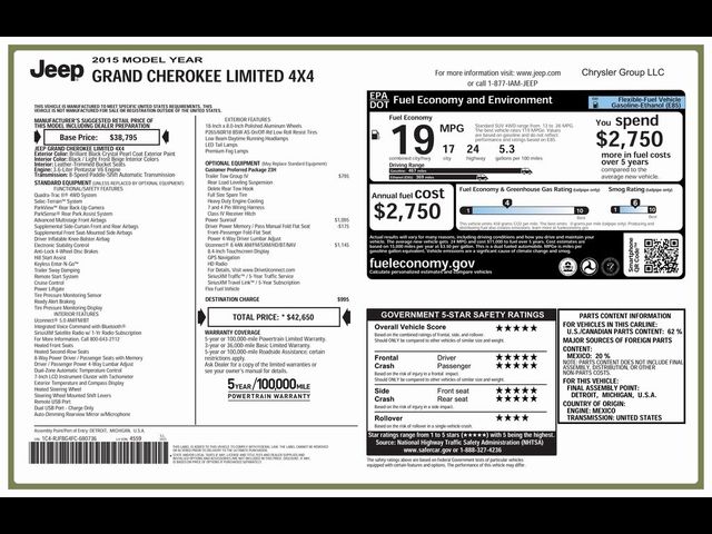 2015 Jeep Grand Cherokee Limited