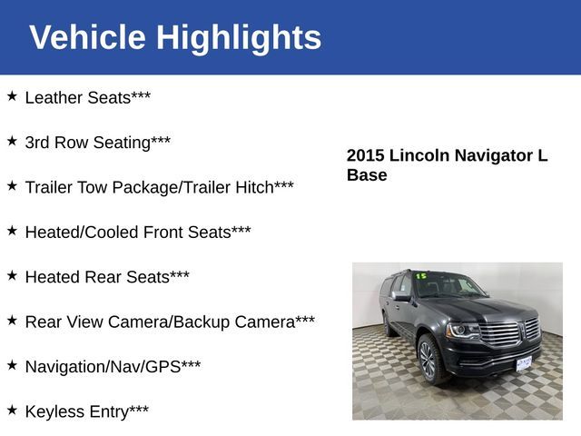 2015 Lincoln Navigator L Base